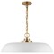 Nuvo Colony 1-Light Large Pendant Matte White with Burnished Brass 60/7486 - alternate 5
